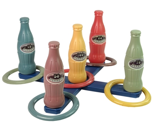 Handicraft Game Hoop Throwing Bottles with Points