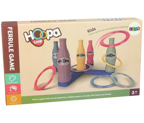 Handicraft Game Hoop Throwing Bottles with Points