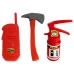 Firefighter Set Firetruck Helmet Extinguisher