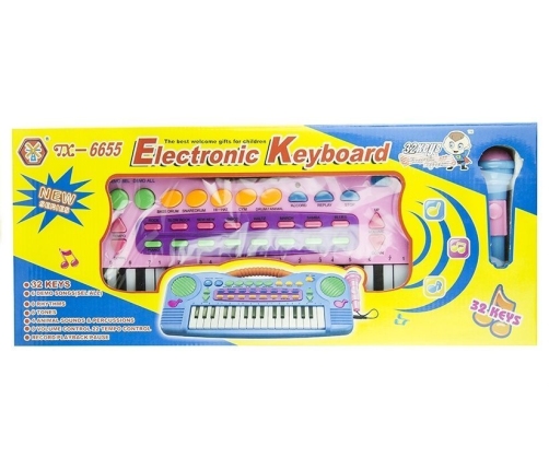 Electronic Organs Keyboard 32 Keys Microphone