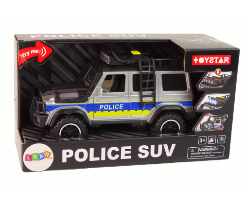 Off Road Police Car 1:14 Friction Drive