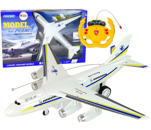 Remote Controlled RC Passenger Plane White