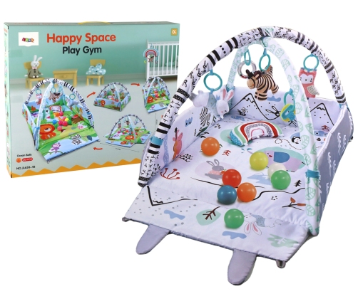 Multifunctional Mat 4 in 1 Educational For Babies Balls Teethers 27 El.