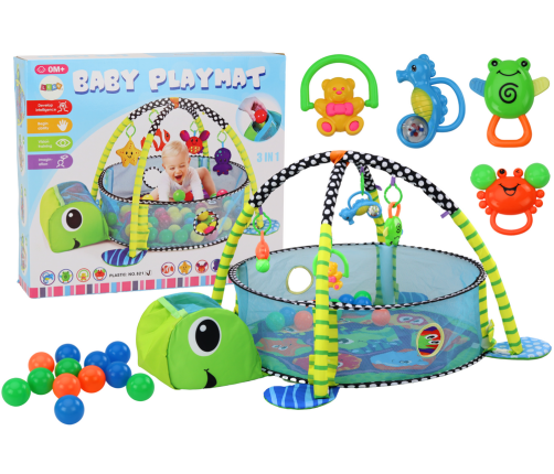 Baby Couch Mat Pool Balls 3in1 Turtle