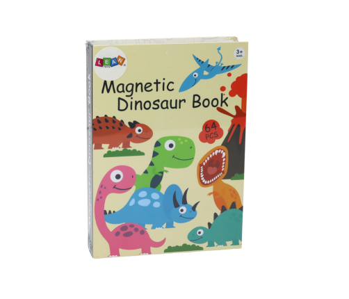 Magnetic Puzzle Book Dinosaurs Puzzle Cards Puzzle 64 pieces.