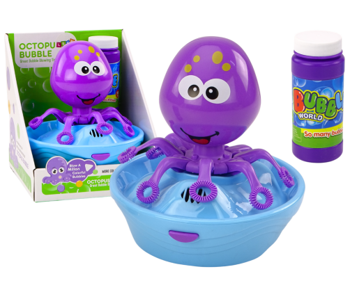 Purple Octopus Bubble Machine