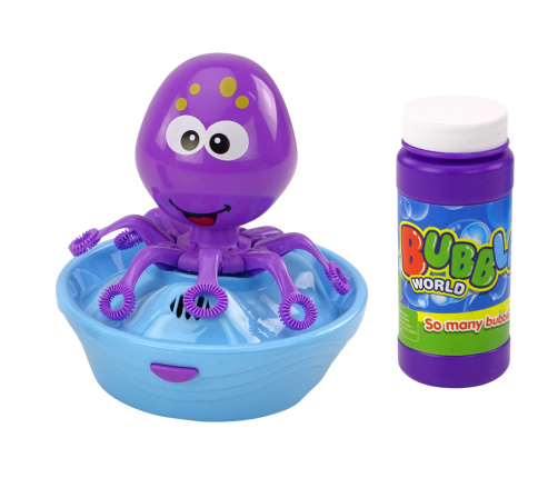 Purple Octopus Bubble Machine