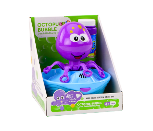 Purple Octopus Bubble Machine