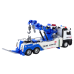 Truck With Crane Two Metal Hooks White And Blue Lights Sounds