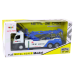 Truck With Crane Two Metal Hooks White And Blue Lights Sounds