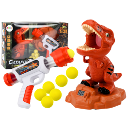 Dinosaur Shooting Game Arcade Ball Gun Set