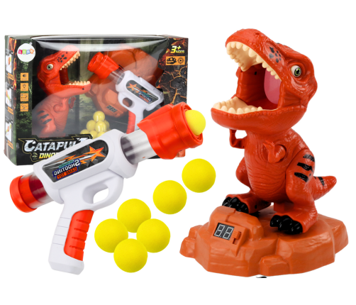 Dinosaur Shooting Game Arcade Ball Gun Set