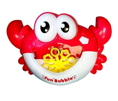 Bubble Making Machine Blower Solution Bubbles Maker Automatic Machine Crab Red