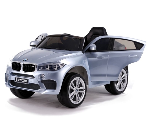 Детский электромобиль BMW X6 Silver Painting