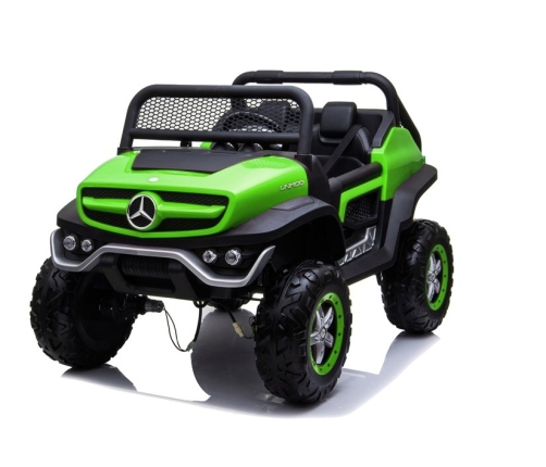 Bērnu elektroauto Mercedes Unimog Green