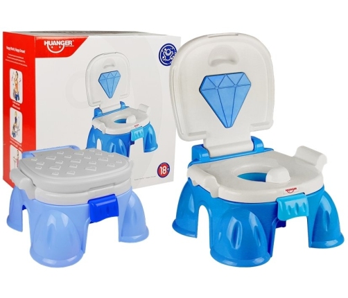 Blue Potty Toilet For Kids