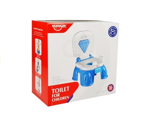 Blue Potty Toilet For Kids