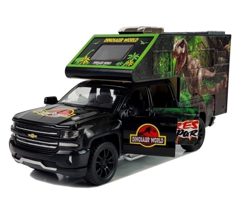 Camper with Dinosaurs 1:32 Black