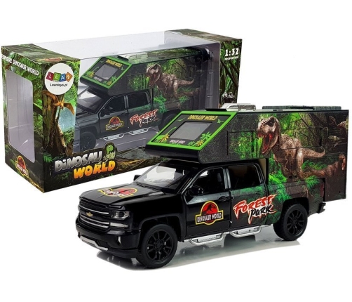 Camper with Dinosaurs 1:32 Black