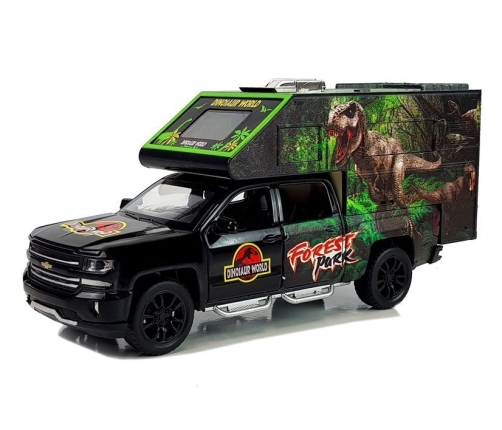 Camper with Dinosaurs 1:32 Black