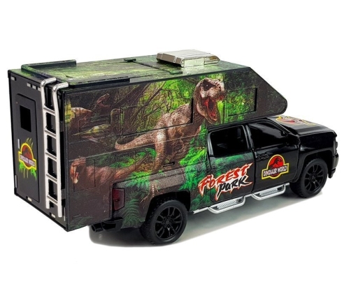 Camper with Dinosaurs 1:32 Black