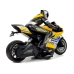 Sports Motorcycle 2.4G Remote Controlled Racer Range 35m Yellow