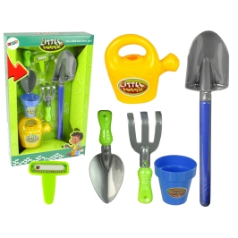 Garden Set Bucket Spoon Watering can Pot Spade