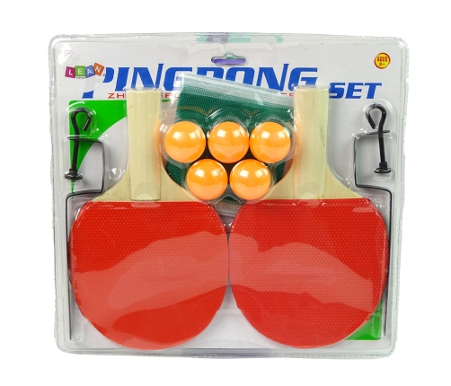 Ping Pong Set Table Tennis Rackets, 5 Ball Net