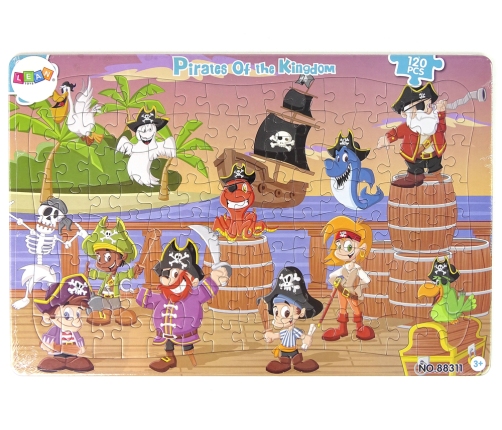 Educational Puzzle Pirates Jigsaw Puzzle 120 Pieces