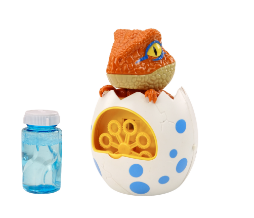 Dinosaur Bubble Machine In Liquid Egg