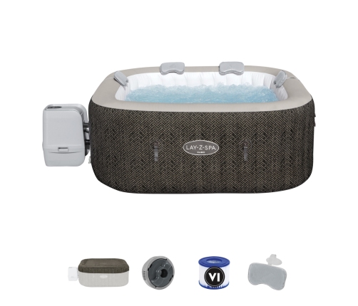 Inflatable Spa 180 x 180 x 71 cm Bestway 60167 4\6 Persons