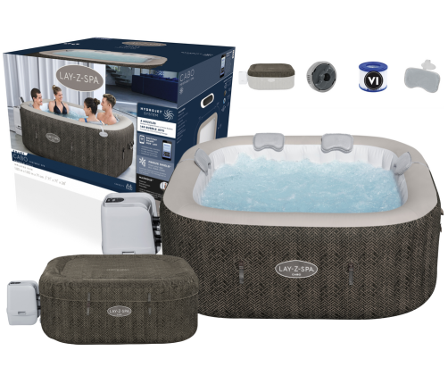 Inflatable Spa 180 x 180 x 71 cm Bestway 60167 4\6 Persons