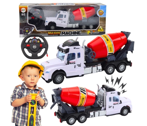 RC Concrete Mixer Truck Remote Control Light and Sound Effects