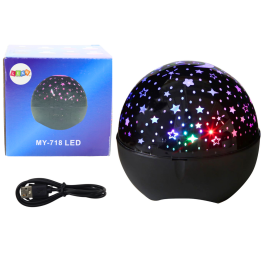 Star Projector Night Light Speaker 2in1 Black