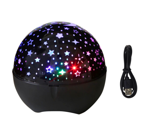 Star Projector Night Light Speaker 2in1 Black