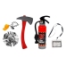 Firefighter Outfit Bal Fire Extinguisher Helmet Accessories