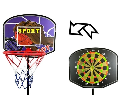 Set of Sports Games 3in1 Basketball Darts Boxing