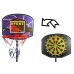 Set of Sports Games 3in1 Basketball Darts Boxing