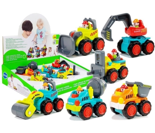 Construction Toy For A Toddler Concrete Mixer Excavator