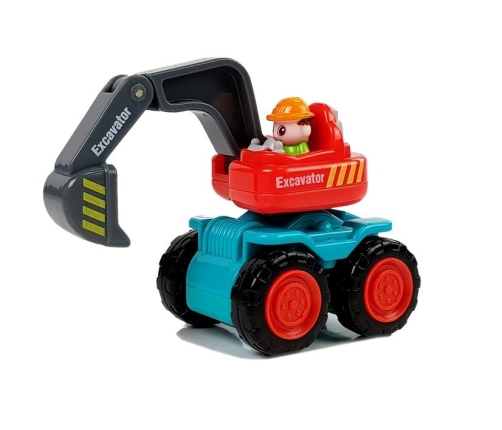 Construction Toy For A Toddler Concrete Mixer Excavator