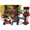 Dinosaur World Figure Set Pulpit Jet Launcher Shotgun Sound