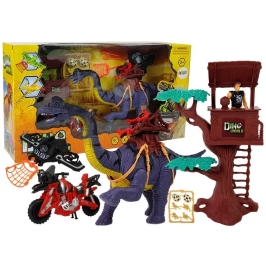 Dinosaur World Figure Set Pulpit Jet Launcher Shotgun Sound