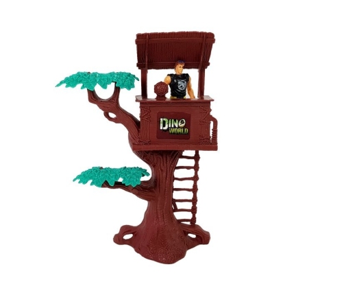 Dinosaur World Figure Set Pulpit Jet Launcher Shotgun Sound