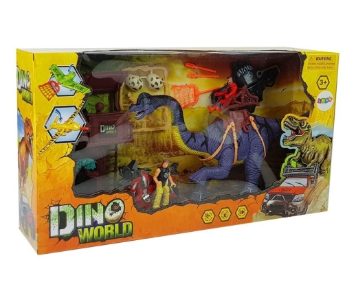 Dinosaur World Figure Set Pulpit Jet Launcher Shotgun Sound