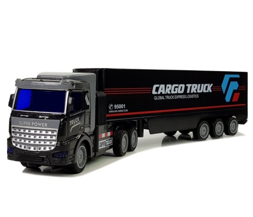 Remote Controlled 27 Mhz 1:48 Black Delivery Truck