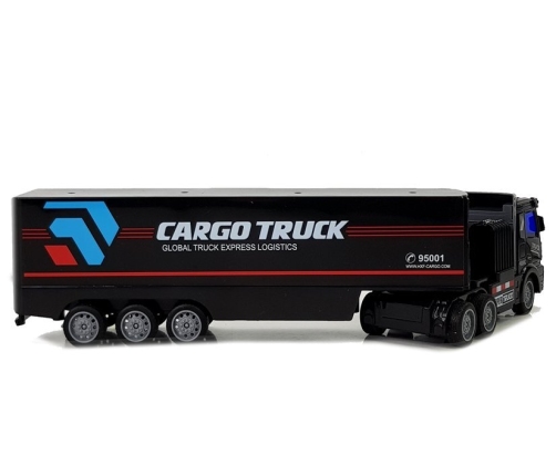 Remote Controlled 27 Mhz 1:48 Black Delivery Truck