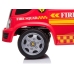 Fire Brigade Riding Vehicle Ladder Soap Bubbles Sounds Roosters