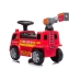 Fire Brigade Riding Vehicle Ladder Soap Bubbles Sounds Roosters