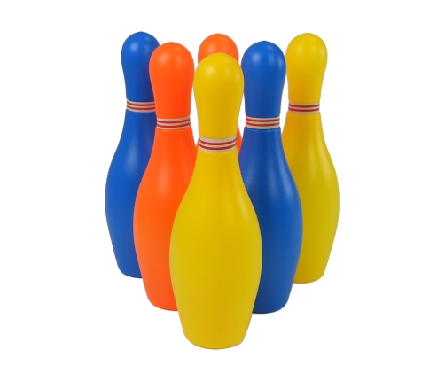 Bowling Set 6 pcs Colourful 26 cm