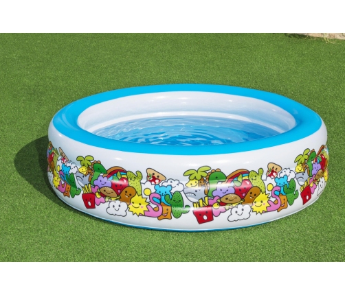 Inflatable Round Pool 196 cm x 53 cm Bestway 51122